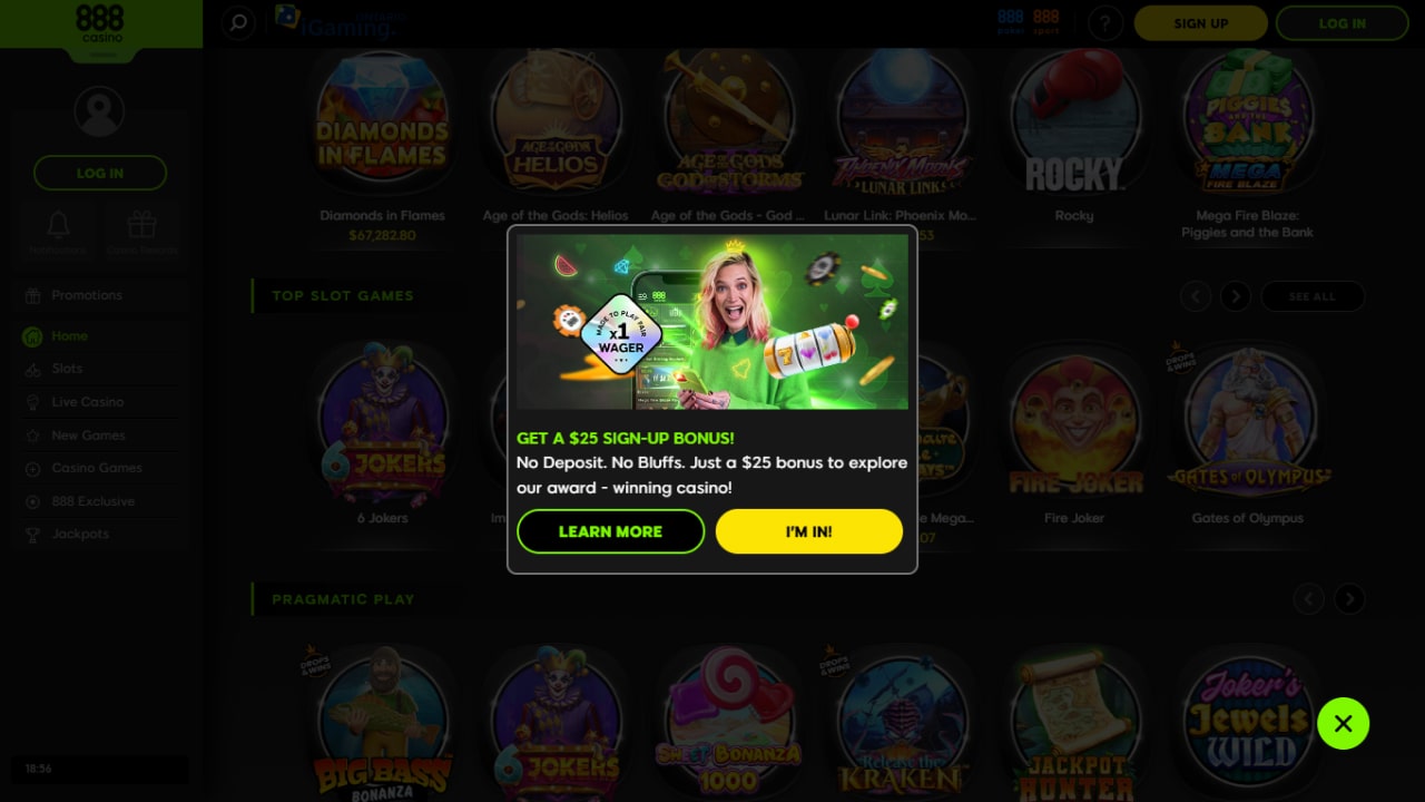 888 casino bonuses