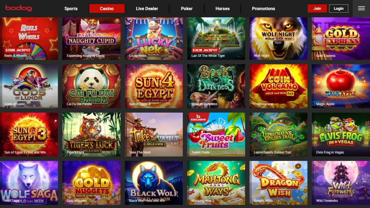 Bodog online casino