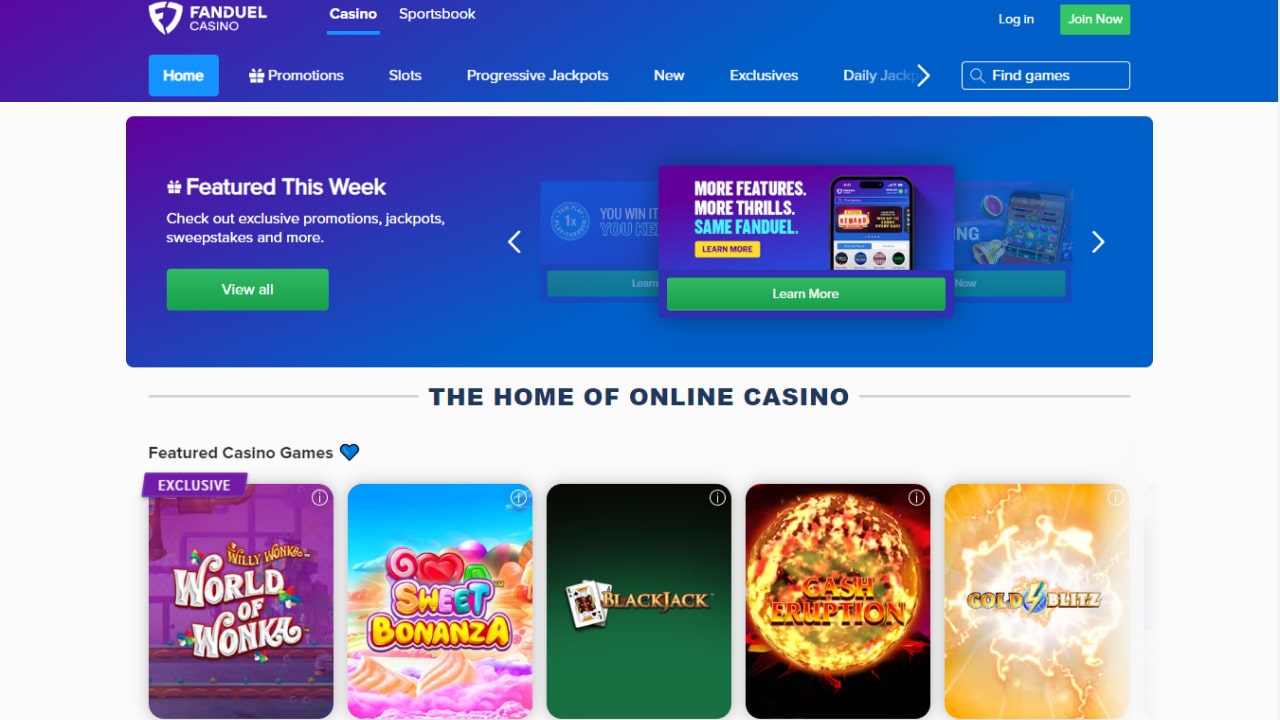 Fanduel online casino games