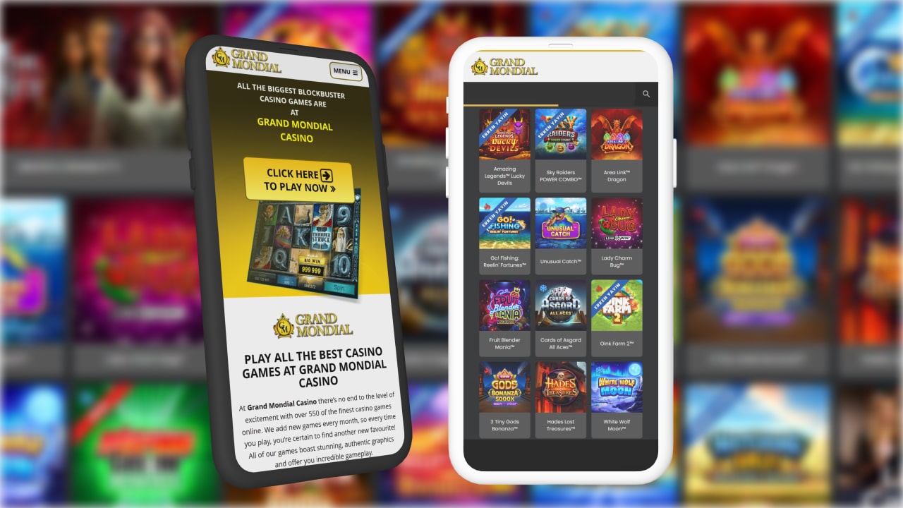 Grand mondial casino on mobile