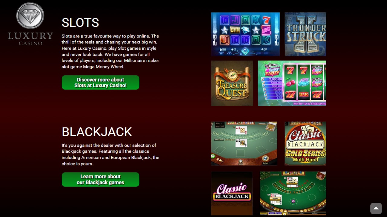 Luxury casino online games