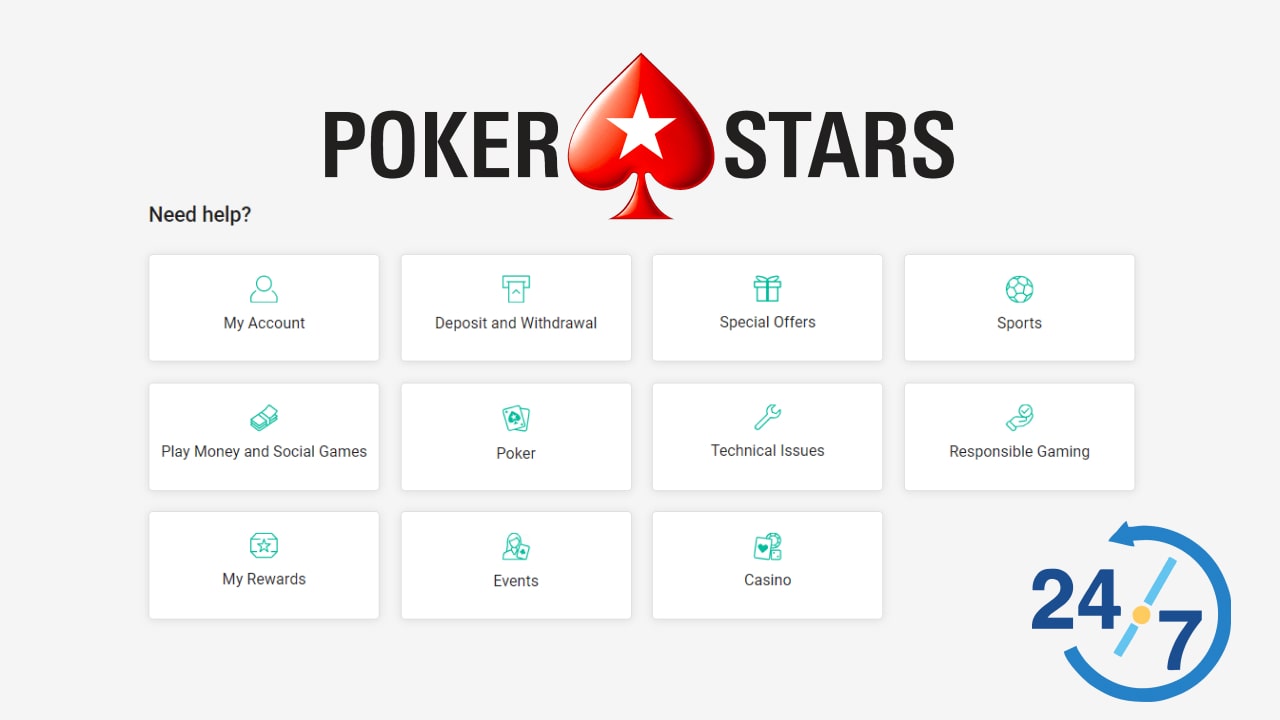 Poker stars casino customer support