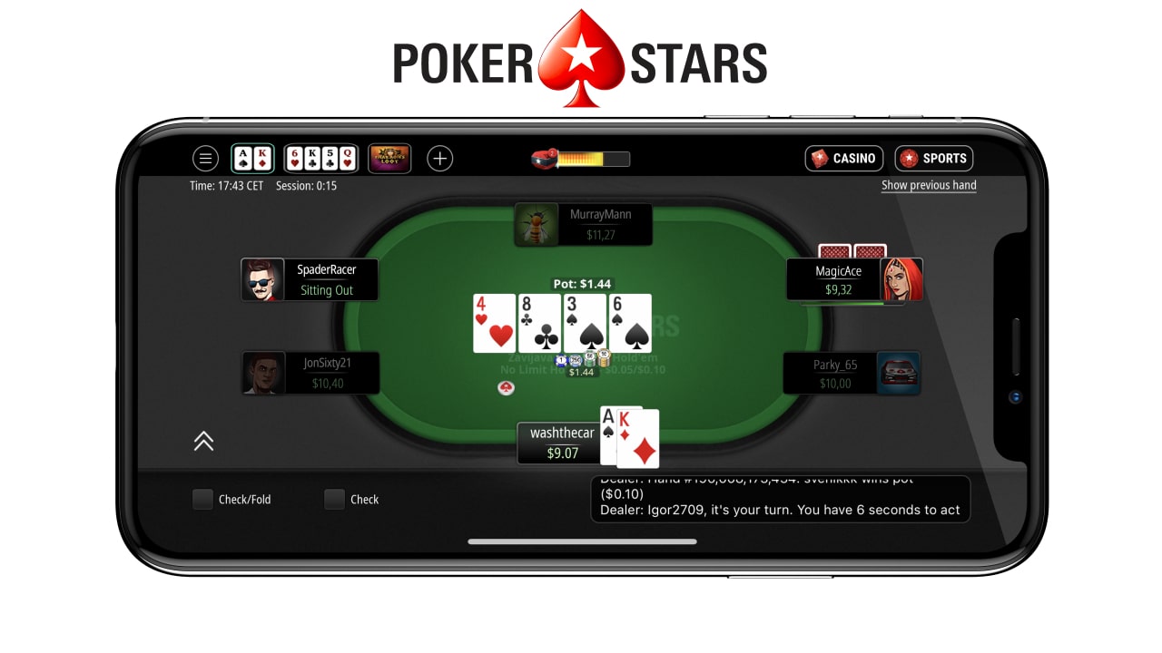 Poker stars casino on mobile