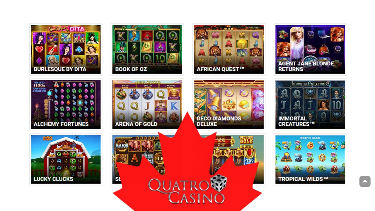 Quatro casino online games